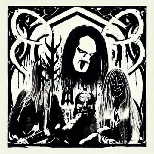 Prompt: black metal