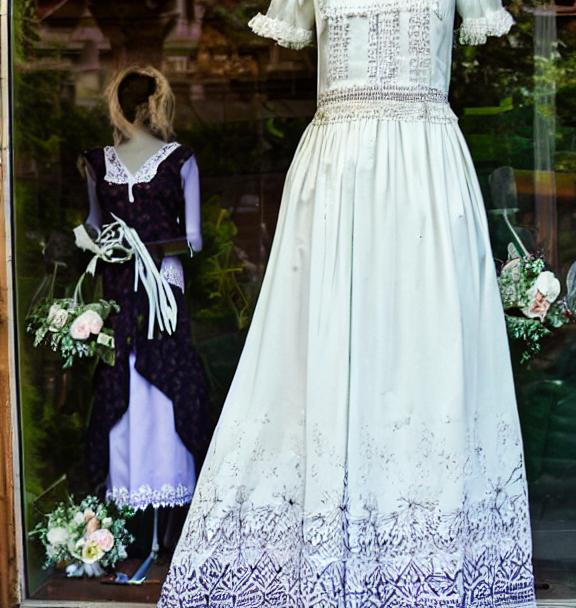 Gunne Sax Wedding Dress Hoop Skirt