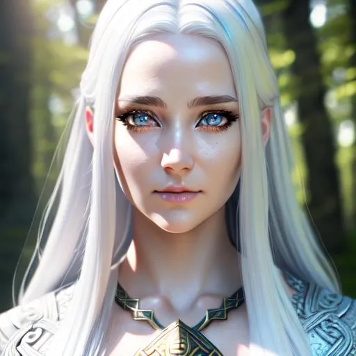 Prompt: realistic photograph,
(((norse woman))),
photorealistic, 
clear, 
ray traced, 
depth of field, 
subsurface scattering,
ghost child,
((ghost look)),
(((white hair)),
((realistic perfect face)),
((realistic detailed eyes)),
((beautiful eyes)),

((vivid details)),
extremely detailed, 
beautifully lit,
((realistic sunlight))

HDR,
35mm film still,
8k,
sharp focus,
extremely high quality,
super clear resolution,
polished finish