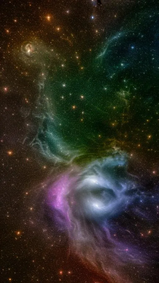 Prompt: A time warp through space