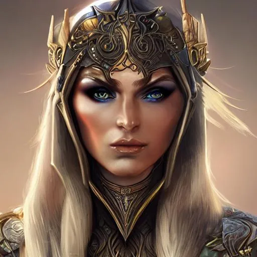 gorgeous Valkyrie, Norse Mythology, cinematic light