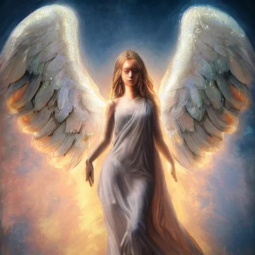 Prompt: full body detailed masterpiece oil painting, seraphim angel rising from ashes, high resolution, upscaled image, perfect composition, pastel soft colors, HDR, 64K, digital painting, Pixar render, delicate details,  sophisticated, volumetric lighting, polaroid, trading on art station, cosmic background






