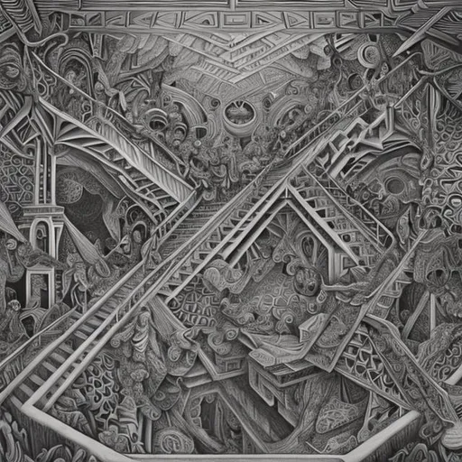 Prompt: Escher DMT
