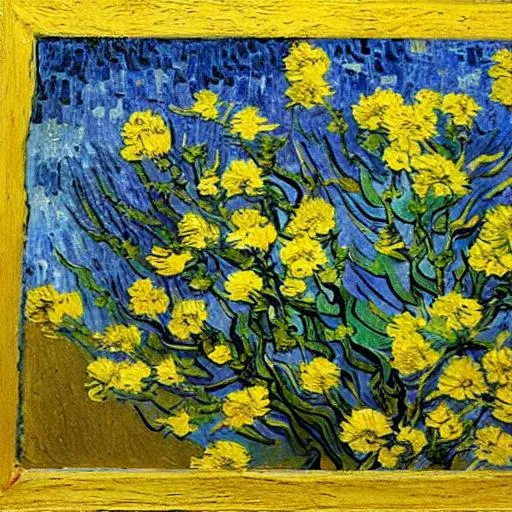 Yellow blossom van gogh hot sale