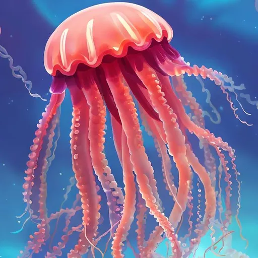 Prompt: jellyfish dragon