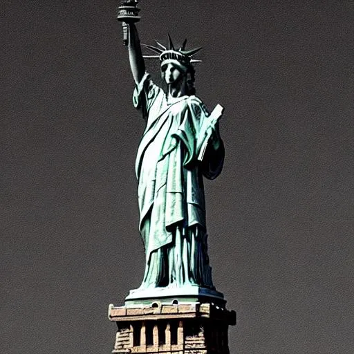 Prompt: the statue of liberty  