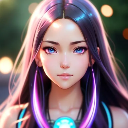 Prompt: Closeup face portrait of a {{{image}}}, smooth soft skin, big dreamy eyes, beautiful intricate colored hair, symmetrical, anime wide eyes, soft lighting, detailed face, by makoto shinkai, stanley artgerm lau, wlop, rossdraws, concept art, digital painting, looking into camera