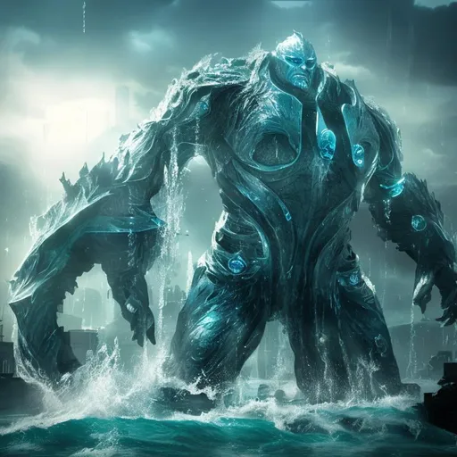 Prompt: Water titan