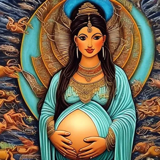 pregnant goddess