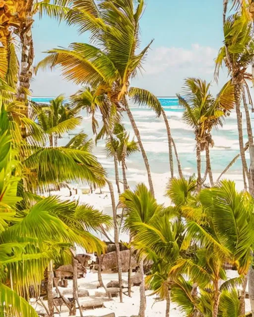 Prompt: Cancún Mexico and Tulum 