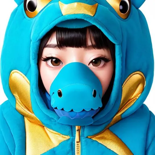 Beautiful Female K pop Idol Wearing A Cute Blue Dino OpenArt beautiful-female-k-pop-idol-wearing-a-cute-blue-dino-openart