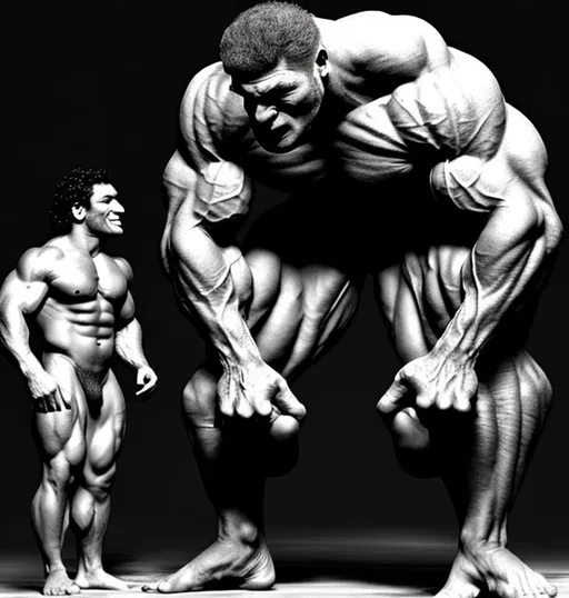 Prompt: Dragon , Giant, Muscular , Centaur hybrid , HD, detailed , High Res, Herculean, Mr Olympia , Four Legs , Formorian , human centipede