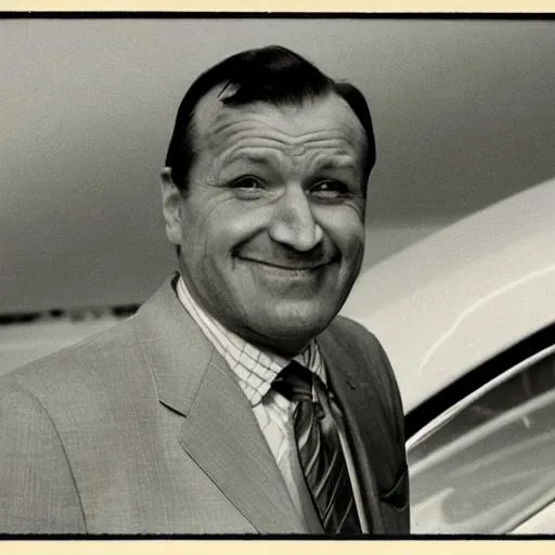 portrait of a used car salesman OpenArt