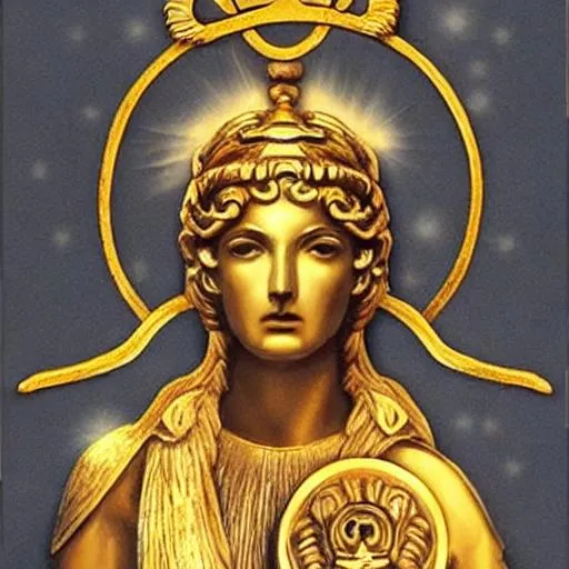 Prompt: Athena, Golden, Angelic, divine, Glorified, Godess
