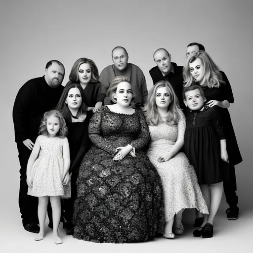 Prompt: adele Family 