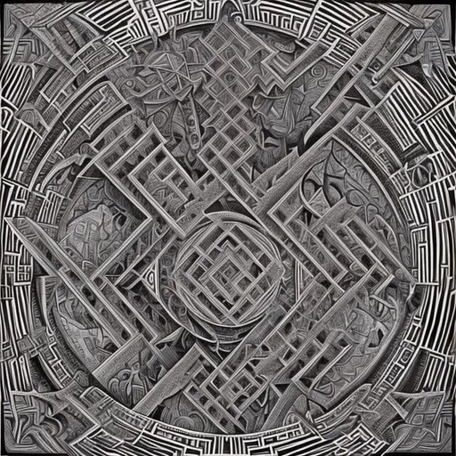 Prompt: Escher DMT
