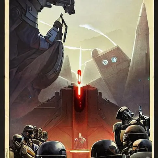 war propaganda poster for the Empire from Star Wars,... | OpenArt