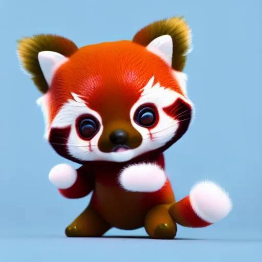 Cute Panda, Red Panda Civet Animals Foil Washi Masking Tape Japanese T
