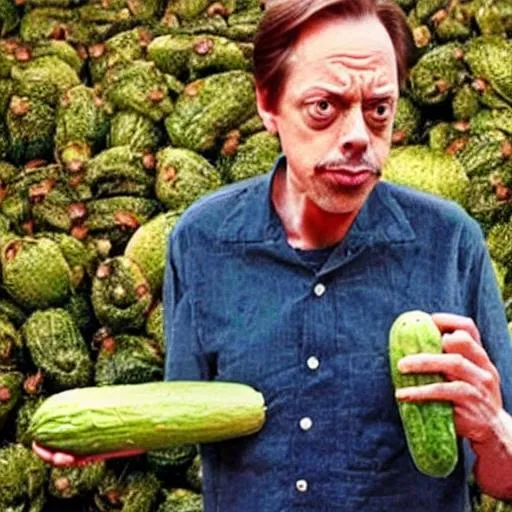 Steve Buscemi eats quacamole