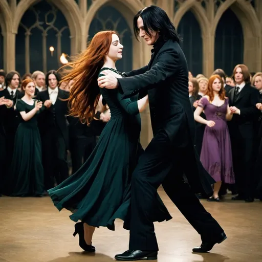 Prompt: Severus and Lily Dancing