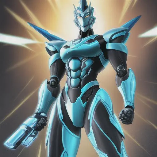 Prompt: Max Steel inspired robot