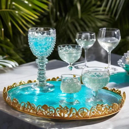 Prompt: "Generate an image of a scene at a tropical beach resort, with the table meticulously decorated to emphasize its intricate details. Place a glass of exceptionally refreshing and sparkling "green grape juice" with plenty of "ice cubes", making it exceptionally refreshing. However, give the utmost attention to the magnificent serving platter, prominently featuring a meticulously crafted "Valencian paella" as the centerpiece of the scene. The paella should be exquisitely prepared, with vibrant colors and an inviting presentation. Ensure that the entire scene exudes an atmosphere of a beachside summer vacation, with the paella as the star of the show, all meticulously presented and beautifully arranged."" ultra hd, realistic, vivid colors, highly detailed, UHD drawing, pen and ink, perfect composition, beautiful detailed intricate insanely detailed octane render trending on artstation, 8k artistic photography, photorealistic concept art, soft natural volumetric cinematic perfect light"

