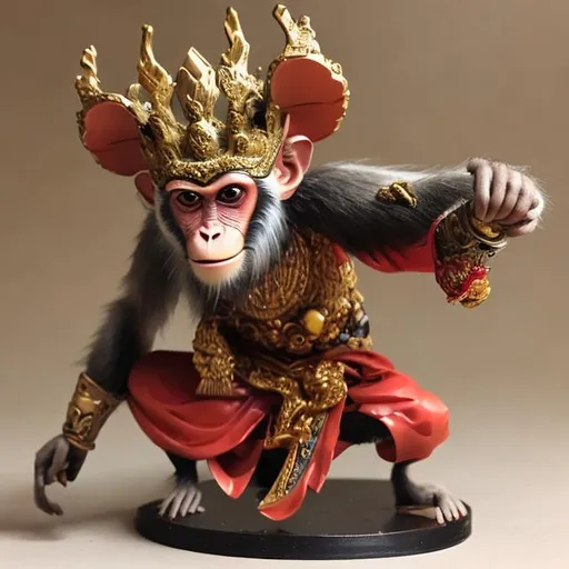 Prompt: e.g. monkey king carton
