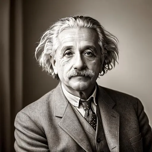 Photorealistic photo of Albert Einstein, RAW photo,... | OpenArt