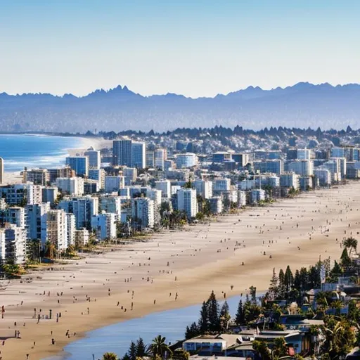 Prompt: west coast beach cities

