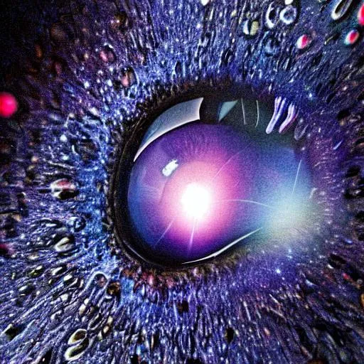 Prompt: a close up of a eye with galaxy in the pupil 8k hyperdetailed photorealistic 