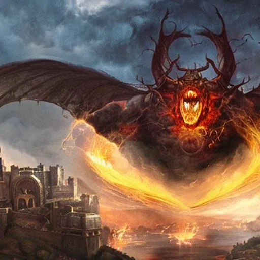 Prompt: castle Balrog