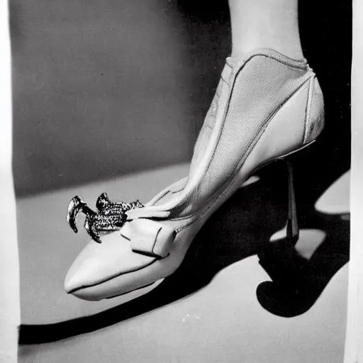 1930’s shoe campaign editorial vogue surreal Lee mil...