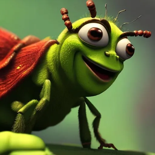 Prompt: Insect shrek