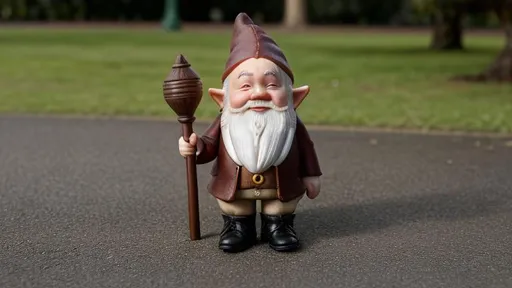 Prompt: Smartly dressed gnome correspondent for Gnome News live at the scene of Gnome Parliament where the Gnome Minister for Gnome Affairs has resigned only days in following a gnome cabinet reshuffle.