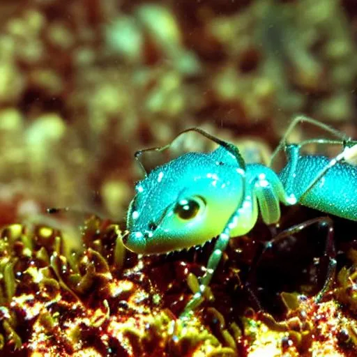 Prompt: ant fish