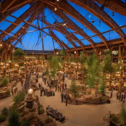 Prompt: Bass Pro Shops at the Pyramid, Memphis outdoor view