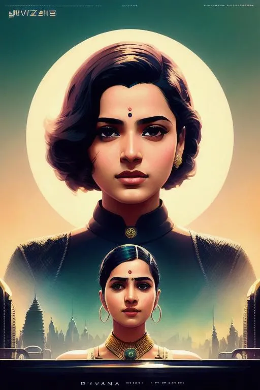 Prompt: high quality portrait of Divyansha Kaushik in style of Fritz Lang Metropolis , trending on artstation, sharp focus, studio photo, intricate details, highly detailed, by greg rutkowski ultra detailed beautiful panting of by Ilya Kuvshinov, Greg Rutkowski and Makoto Shinkai