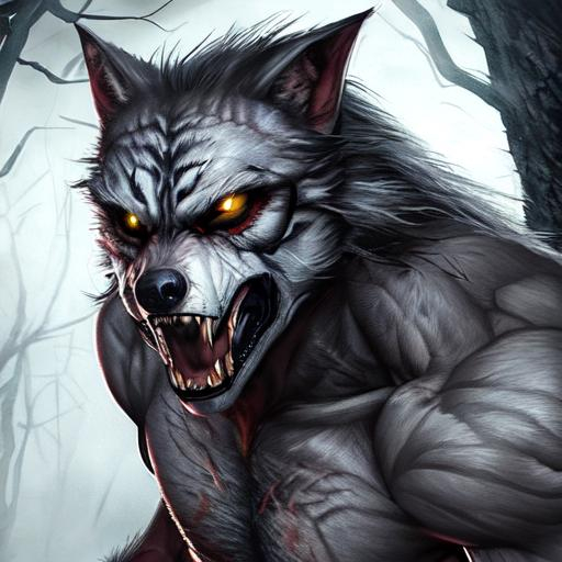 badass looking realistic werewolf | OpenArt