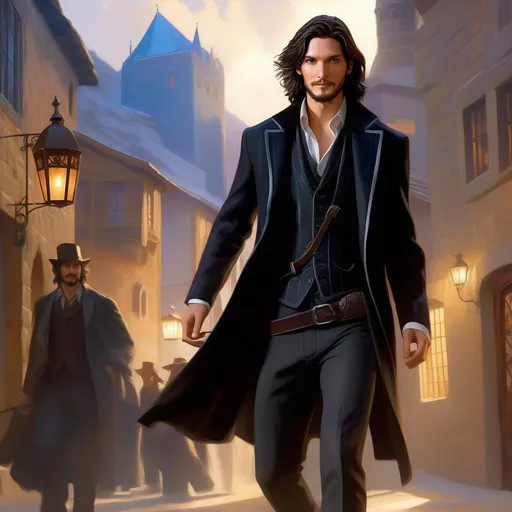 Prompt: ben barnes as sirius black, marauders era, young, 16 years old, third person, gameplay, fantasy, silver atmosphere, cartoony style, extremely detailed painting by Greg Rutkowski and by Henry Justice Ford and by Steve Henderson 
