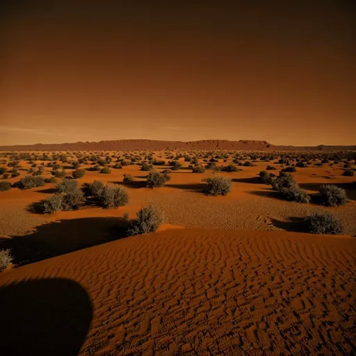 Prompt: the desert, symetrical, 8K