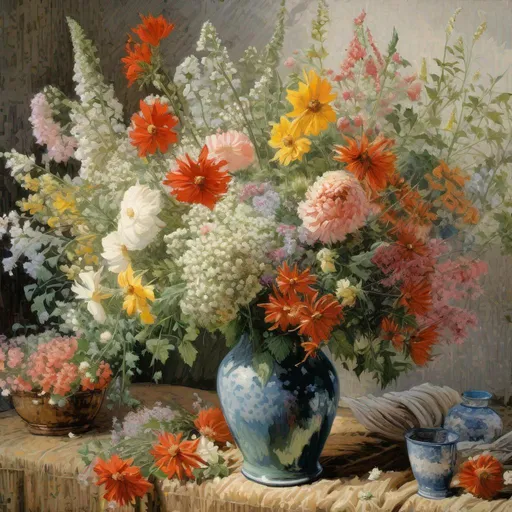 Prompt: "flowers pale, by Kim Jung Gi, by Camille Pissarro, high definition, highly detailed, extremely detailed, photorealistic, ultra realistic, focused, elegant, alluring, bewitching, divine, dreamy, glorious, heavenly, luscious, marvelous, polished, spectacular, splendid, very stylish, sublime, tantalizing"