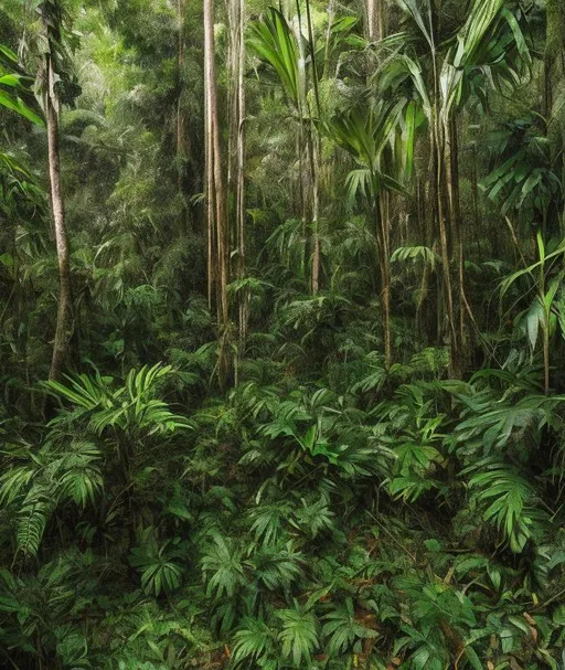 Prompt: thick jungle