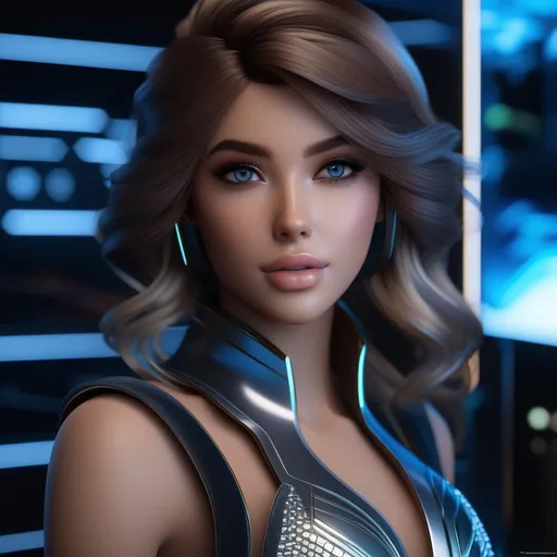 Prompt: {{{{highest quality absurdres best stylized award-winning character concept masterpiece}}}} of hyperrealistic intricately hyperdetailed wonderful stunning beautiful gorgeous cute posing feminine 22 year {{{{spaceforce}}}} with {{hyperrealistic hair}} and {{hyperrealistic perfect beautiful lifelike eyes}} wearing {{hyperrealistic futuristic perfect spaceforce cybernetic and latex armor}} with deep visible exposed cleavage and abs, best elegant octane behance cinema4D rendered stylized epic film poster splashscreen videogame trailer character portrait photo closeup {{hyperrealistic stunning cinematic semi-anime waifu style with lifelike skin details and reflections}} in {{hyperrealistic intricately hyperdetailed perfect 128k highest resolution definition fidelity UHD HDR superior photographic quality}},
hyperrealistic intricately hyperdetailed wonderful stunning beautiful gorgeous cute natural feminine semi-anime waifu face with romance glamour soft skin and red blush cheeks and perfect cute nose eyes lips with sadistic smile and {{seductive love gaze directly at camera}},
hyperrealistic perfect posing body anatomy in perfect epic cinematic stylized composition with perfect vibrant colors and perfect shadows, perfect professional sharp focus RAW photography with ultra realistic perfect volumetric dramatic soft 3d lighting, trending on instagram artstation with perfect epic cinematic post-production, 
{{sexy}}, {{huge breast}}