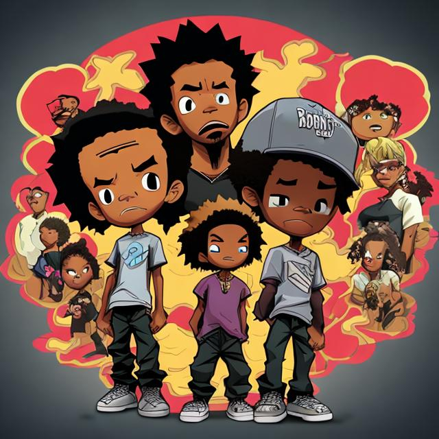 Boondocks type cartoon design