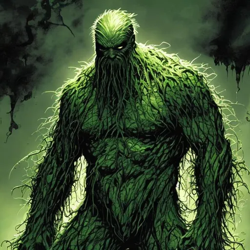 Prompt: Swamp thing from dc comics