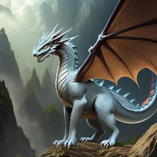 Prompt: Full-body detailed masterpiece, fantasy, high-res, quality upscaled image, perfect composition, beautiful detailed pointed ears; subject of this image is a bipedal dragon, black scales, athletic body, humanoid torso, 18k composition, 16k, 2D image, cell shaded, pale grey human face surrounded by complex detailed dragon features