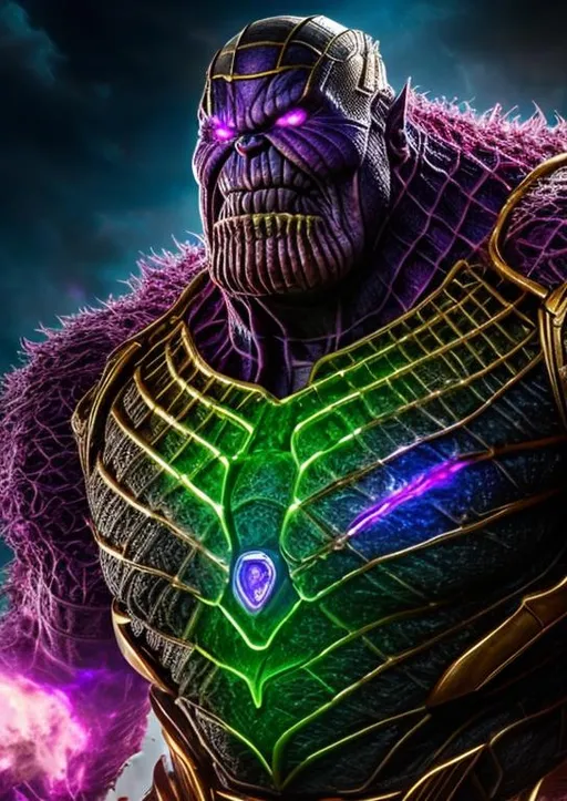 Prompt: High-resolution hyperrealistic photo of {{annihilus ahmyor}} merged with [[thanos]], insectoid, photorealistic, highly detailed, uhd, hdr, 64k