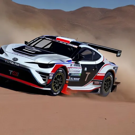 Prompt: Toyota celica gt-four pikes peak 2022, rally