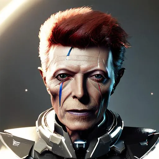 Prompt: David Bowie Warframe