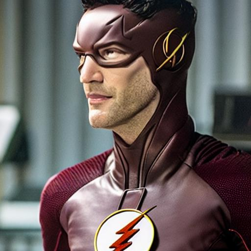 Tom Ellis as the flash | OpenArt